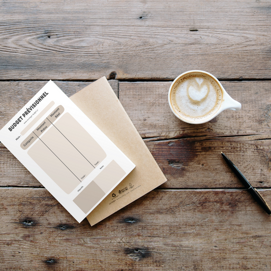 Planificateur de budget mensuel A6 - Enveloppe budget