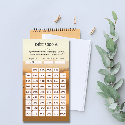 Défi budget 5000 euros (plastifié et perforé)