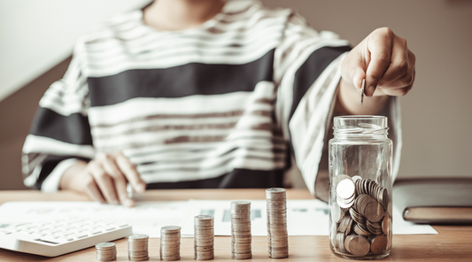 Argent pièces de monnaies gestion de budget