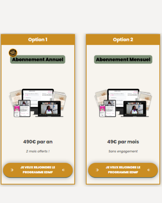 EDMF - Adhésion au programme