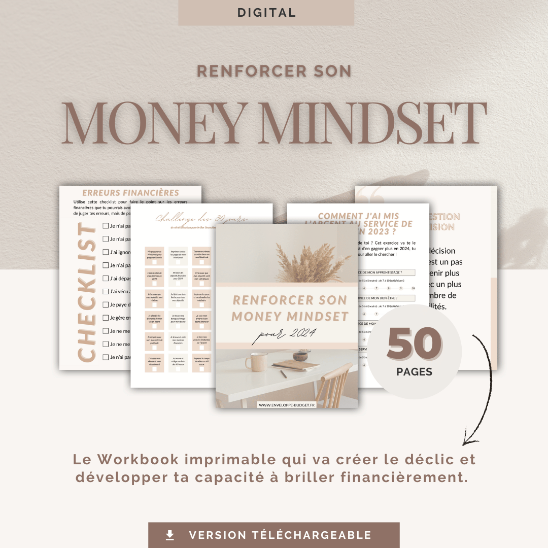 Workbook pour renforcer son money mindset