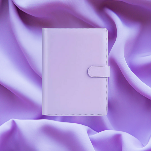 Classeur budget violet - Budget binder A6